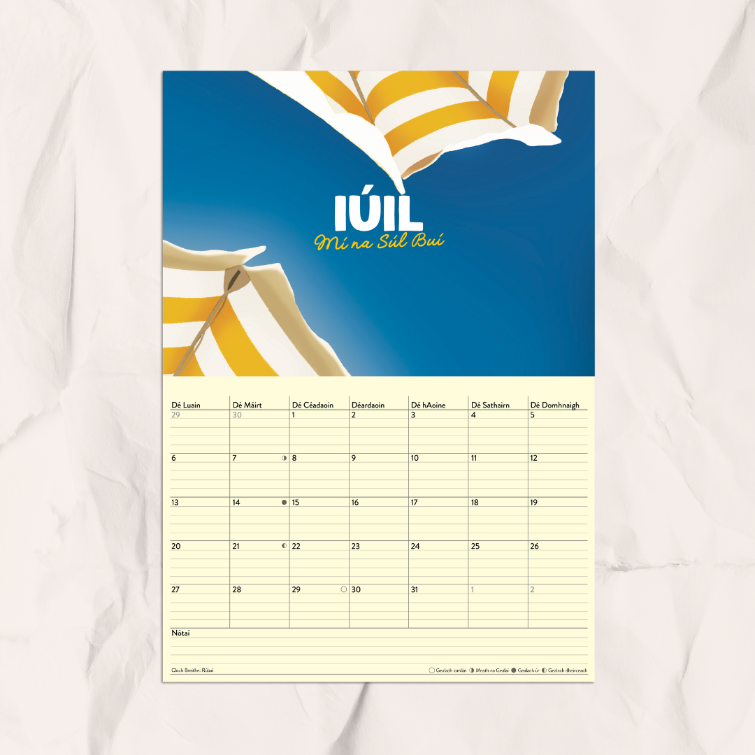 Féilire 2026 - Art Calendar as Gaeilge