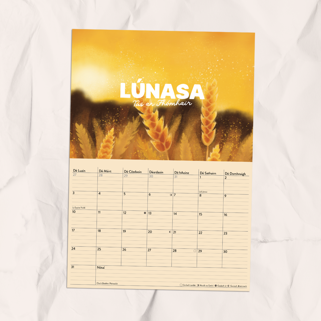 Féilire 2026 - Art Calendar as Gaeilge