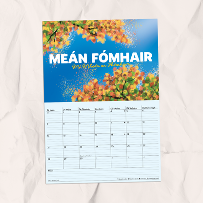 Féilire 2026 - Art Calendar as Gaeilge
