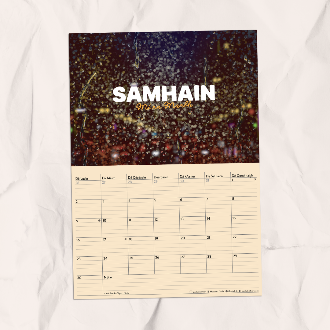 Féilire 2026 - Art Calendar as Gaeilge