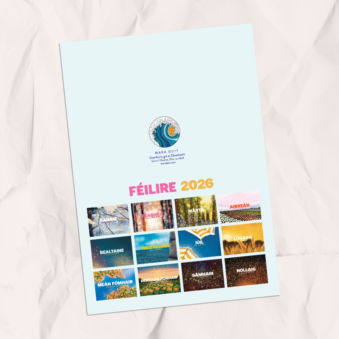Féilire 2026 - Art Calendar as Gaeilge