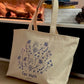 Faoi Bhláth - In Bloom | LARGE Heavyweight Cotton Tote with Zip