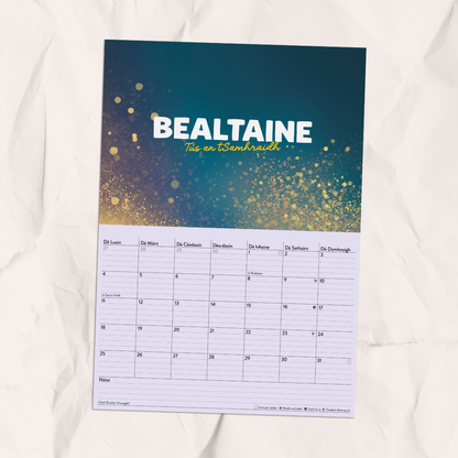 Féilire 2026 - Art Calendar as Gaeilge