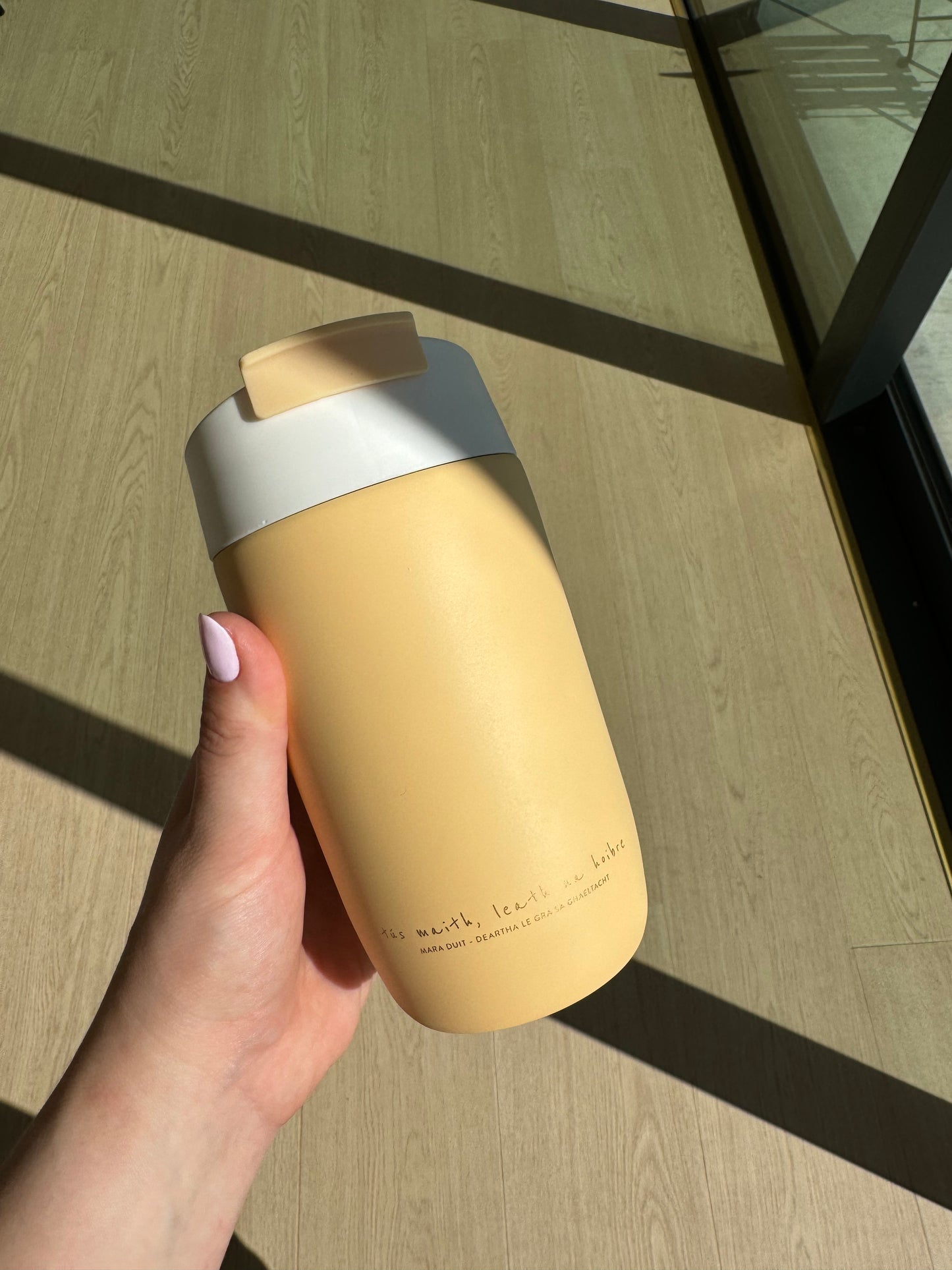 Cupa Coinneála - Te agus Fuar | Irish Thermal Reusable Travel Cup