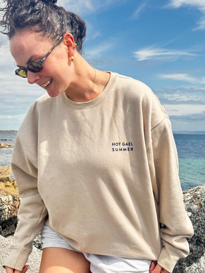 Beige/Blue Hot Gael Summer Unisex Sweatshirt