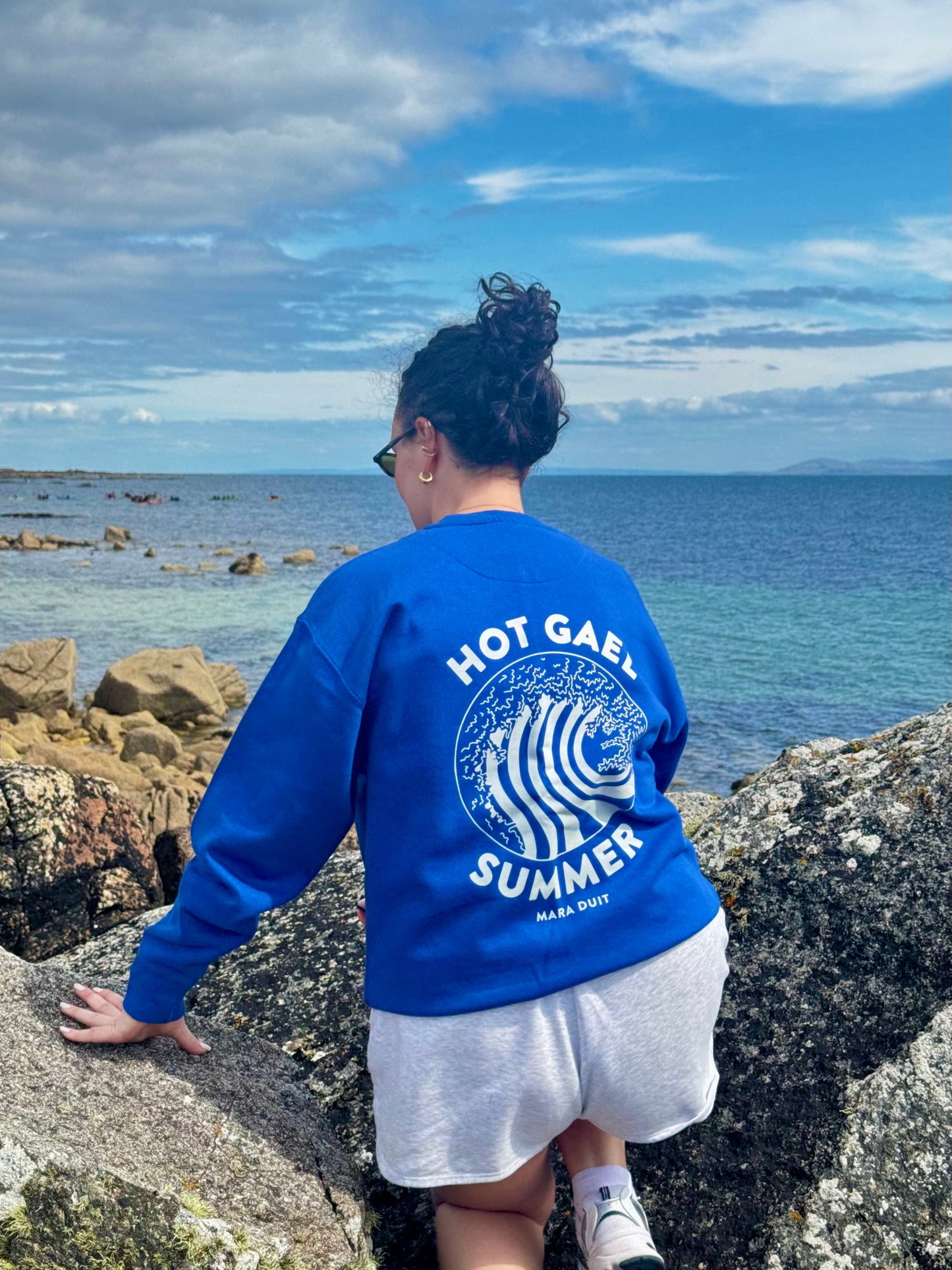 Blue Hot Gael Summer Unisex Sweatshirt
