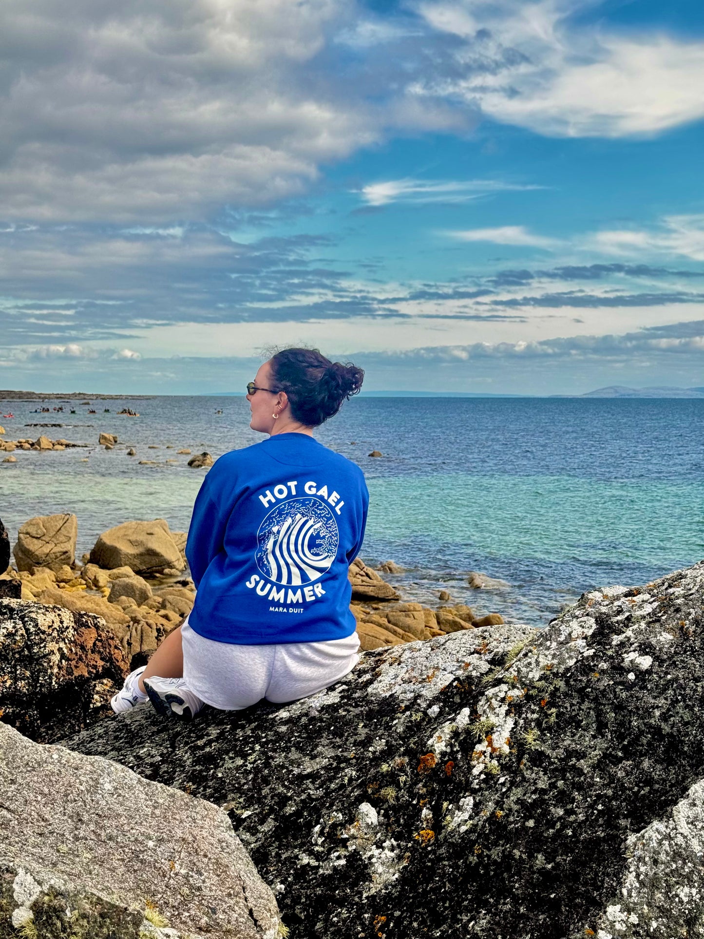 Blue Hot Gael Summer Unisex Sweatshirt