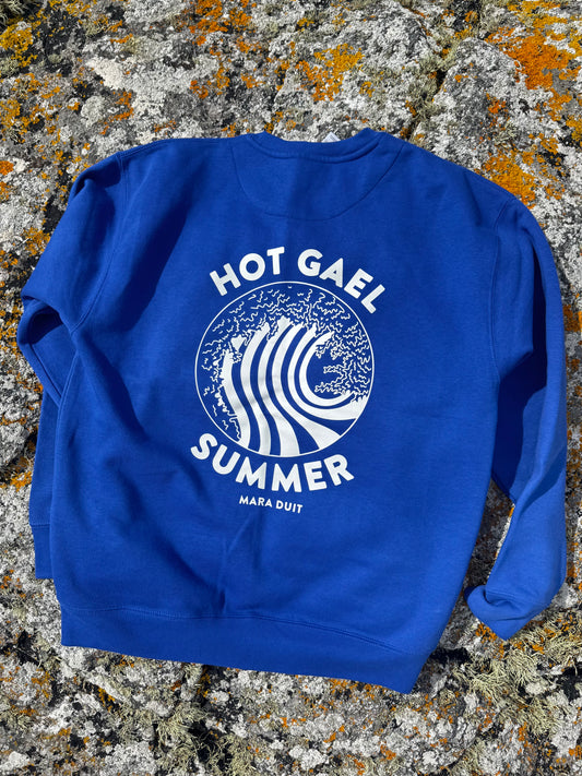 Blue Hot Gael Summer Unisex Sweatshirt