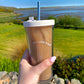 Cupa Sona Sásta - 16oz / 500ml Reusable Iced Coffee Cup as Gaeilge