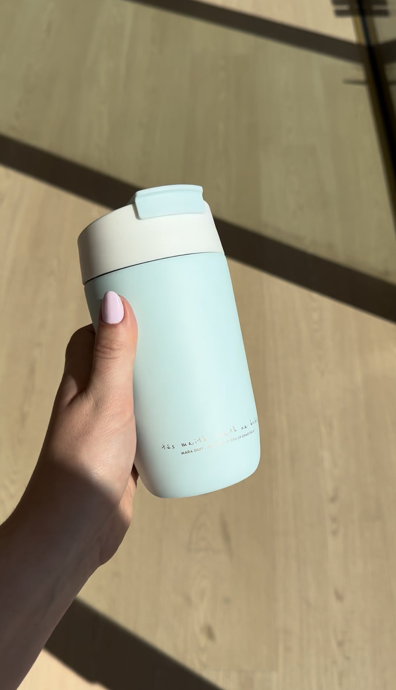 Cupa Coinneála - Te agus Fuar | Irish Thermal Reusable Travel Cup