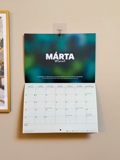 Féilire 2027 - Positive Affirmations Calendar as Gaeilge