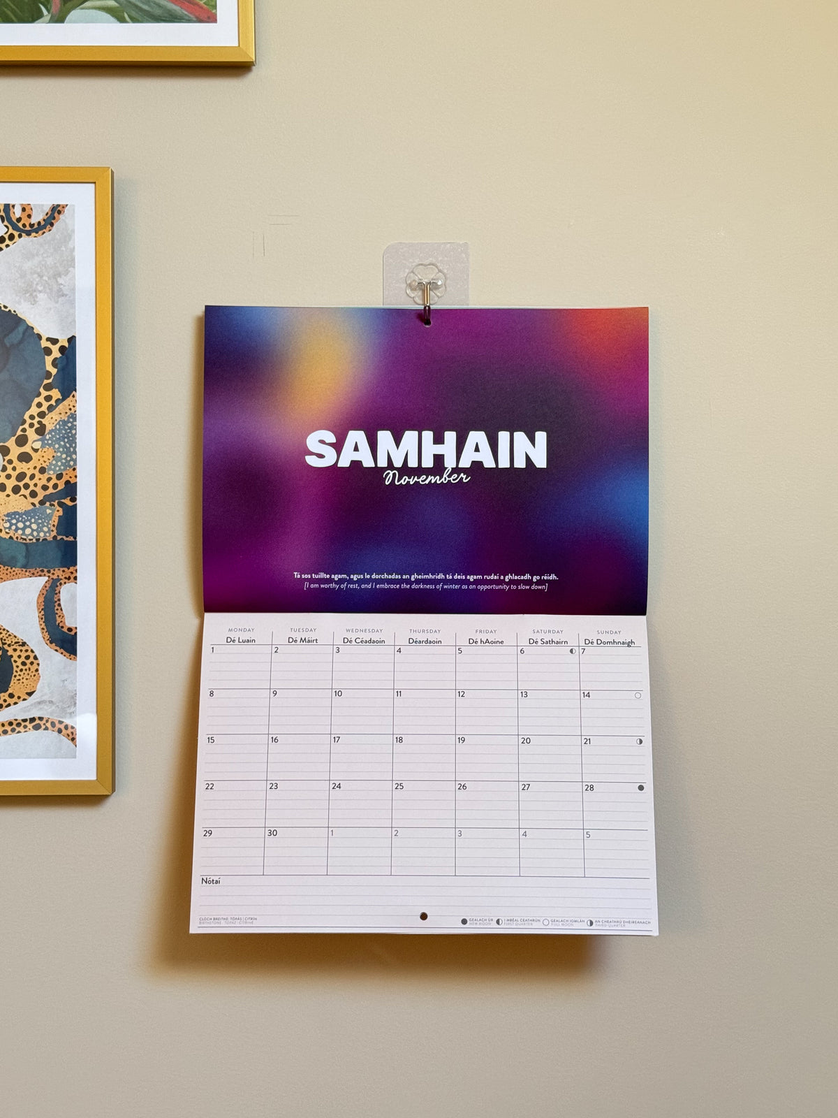 Féilire 2027 - Positive Affirmations Calendar as Gaeilge