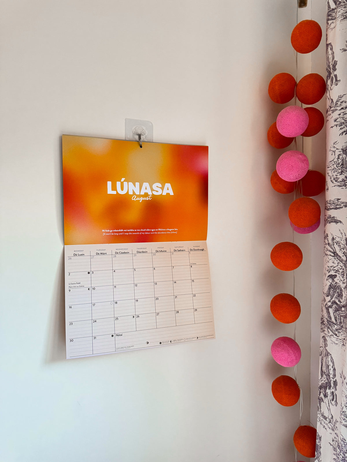 Féilire 2027 - Positive Affirmations Calendar as Gaeilge