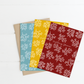 Christmas card as Gaeilge - Nollaig Shona berry card pack A6