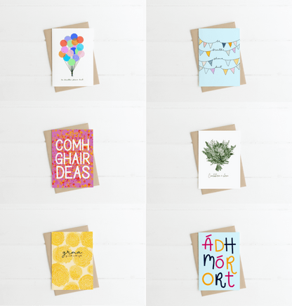 Essentials Multipack - Greeting Cards as Gaeilge